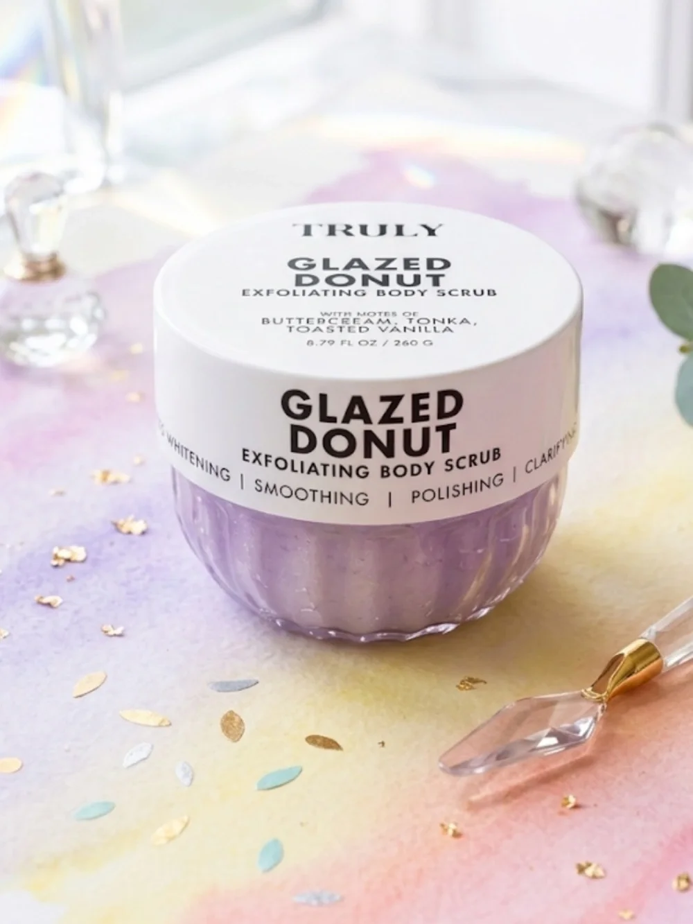 NEW Truly Glazed Donut Exfoliating Body Scrub – Decadent Vanilla & Buttercream